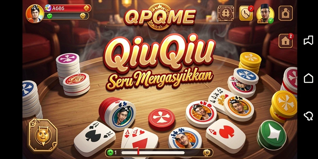 Tampilan gameplay QiuQiu yang seru di AP686.