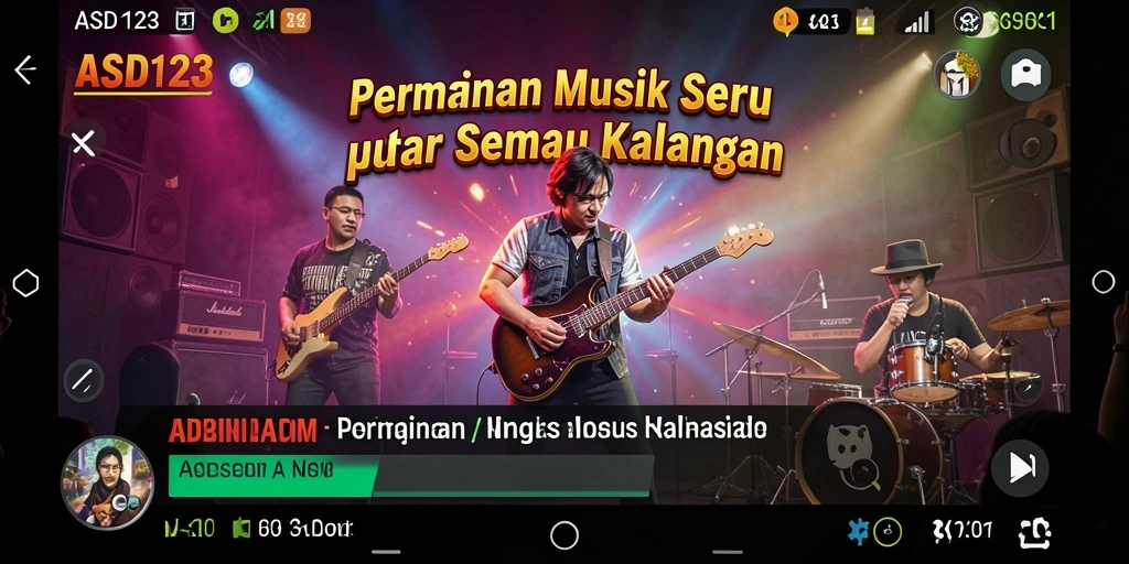 Tampilan screenshot dari gameplay menarik di ASD123.