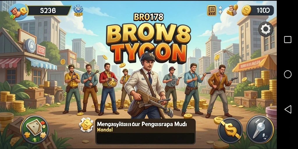 Menampilkan gameplay menarik dari BRO178 dengan strategi Tycoon.