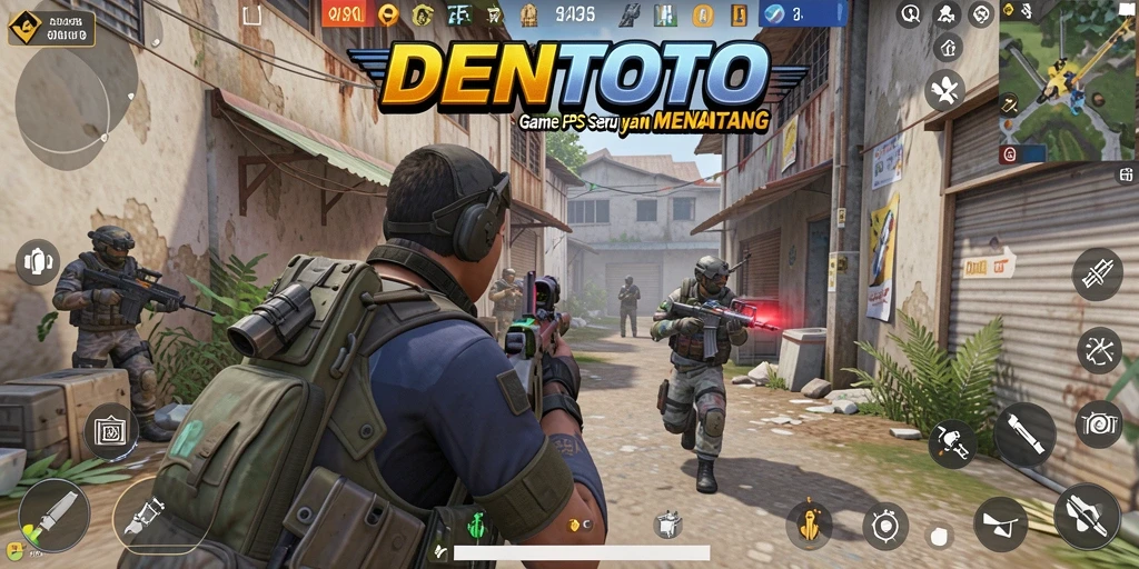 Tangkapan layar dari gameplay DENTOTO yang penuh aksi dan seru.