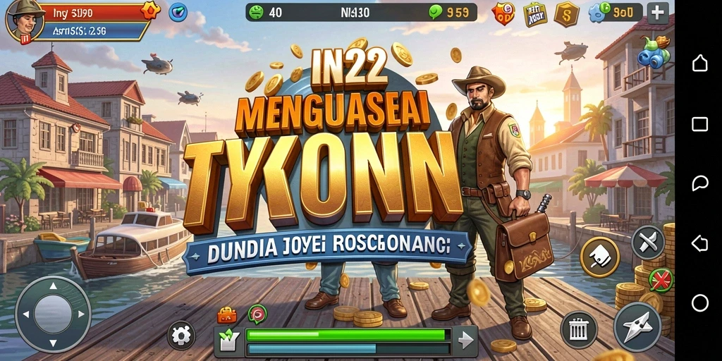 Tampilan gameplay Tycoon yang mendebarkan dan interaktif.