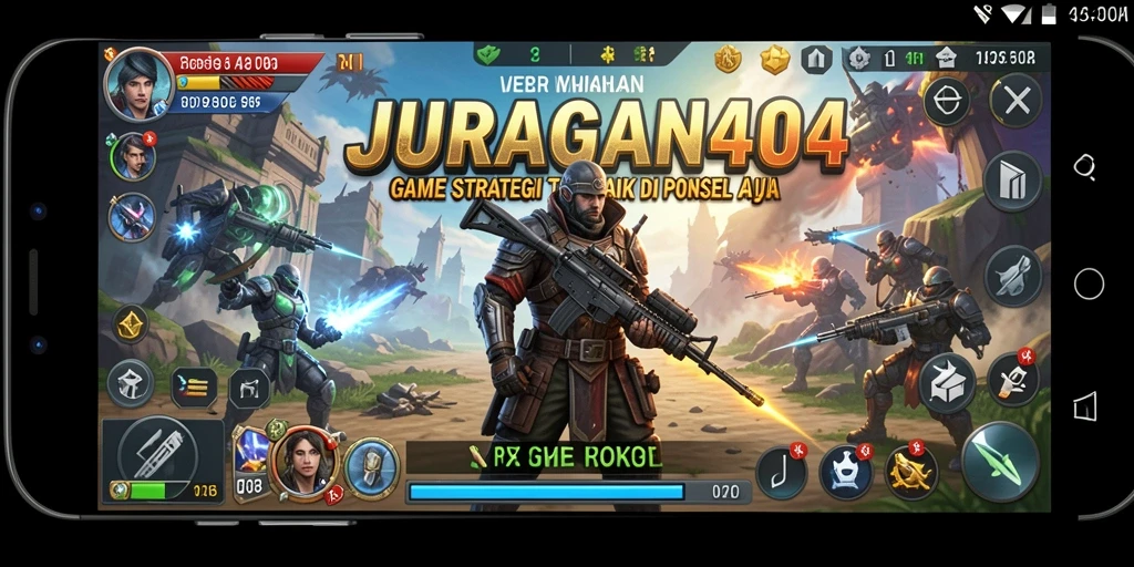 Gameplay menarik dari JURAGAN404 yang penuh strategi.