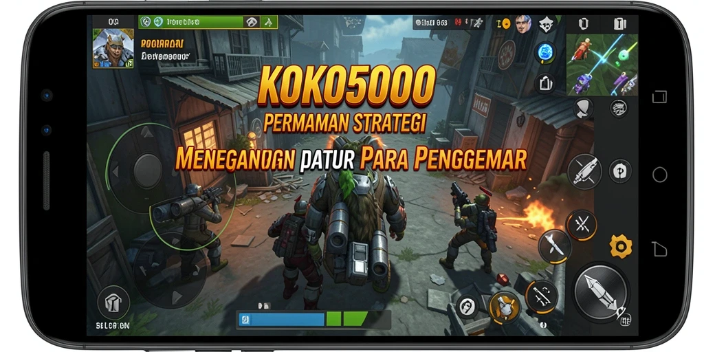Tangkapan layar KOKO5000 menampilkan aksi mendebarkan dalam pertempuran strategi.