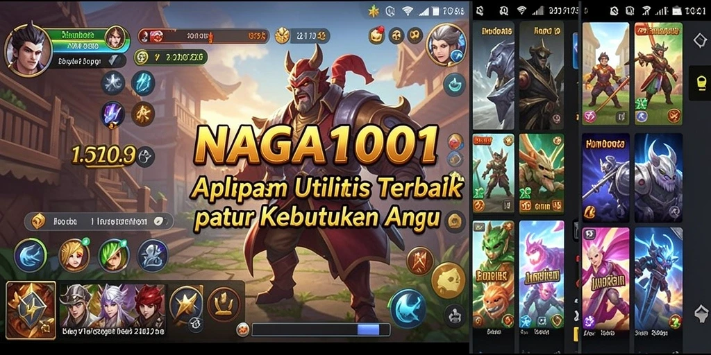 Tampilan antarmuka NAGA1001 yang sederhana dan fungsional.