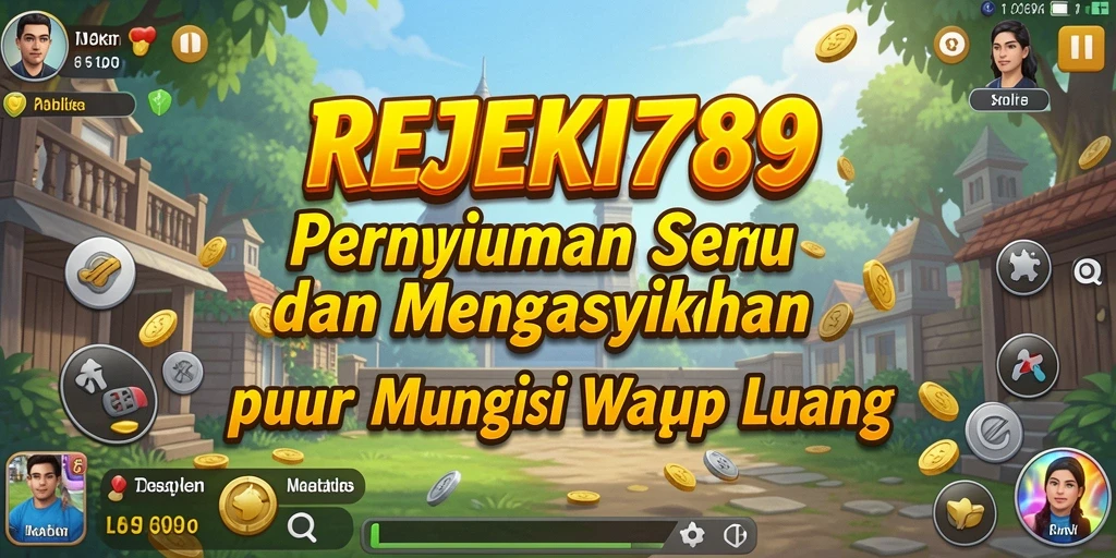 Tampilan gameplay menyenangkan dari REJEKI789 dengan grafik cerah.