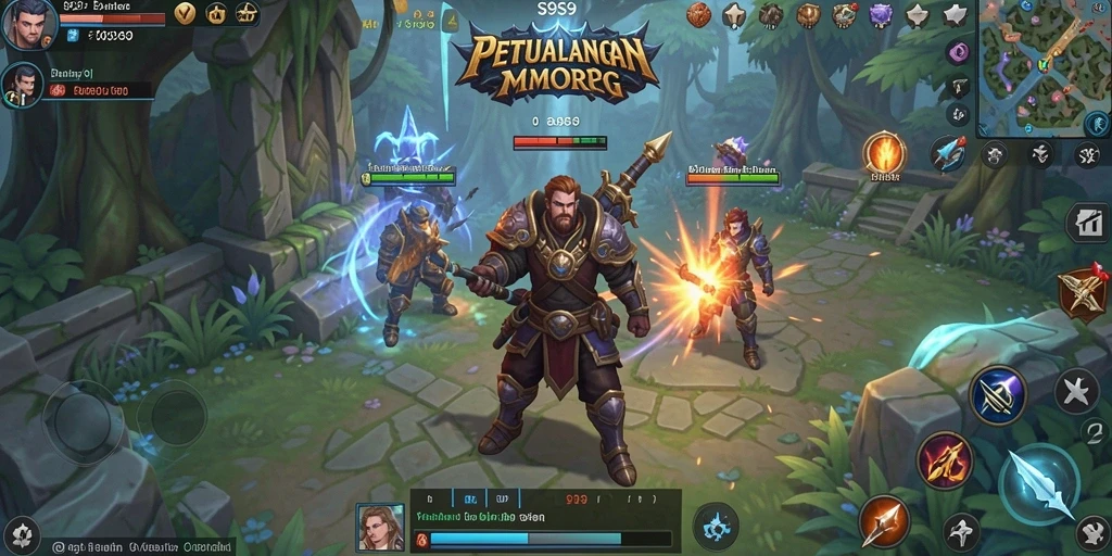 Tampilan gameplay seru di dunia MMORPG S9S9.