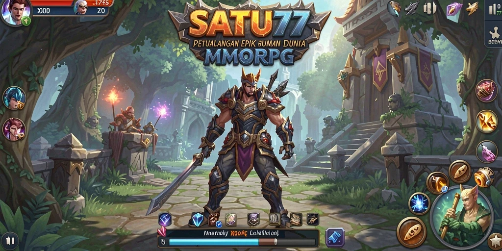 Gameplay SATU77 yang seru dan mendebarkan dalam dunia MMORPG.