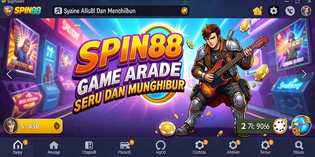 Screenshot SPIN88 menampilkan gameplay Arcade yang seru dan mendebarkan.