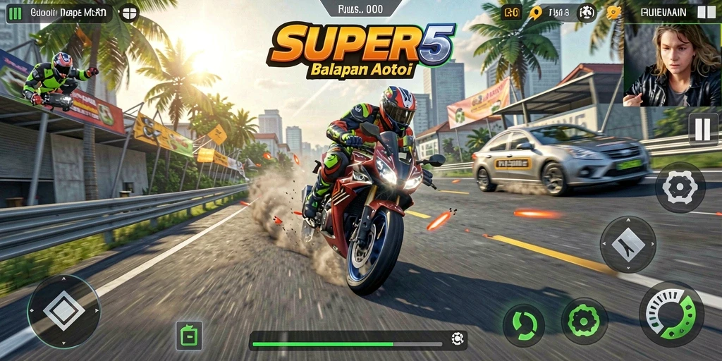 Gameplay SUPER5 yang mendebarkan dan seru.