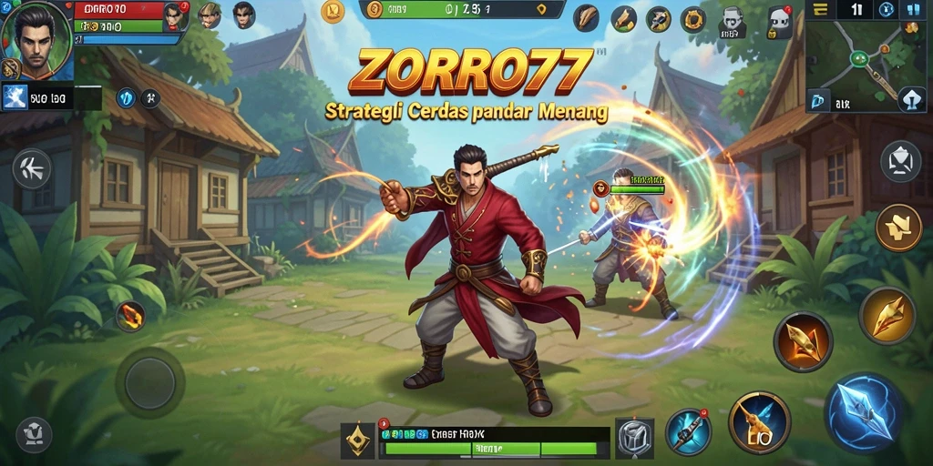 Tampilan utama gameplay ZORO77 dengan taktik strategi yang mendebarkan.