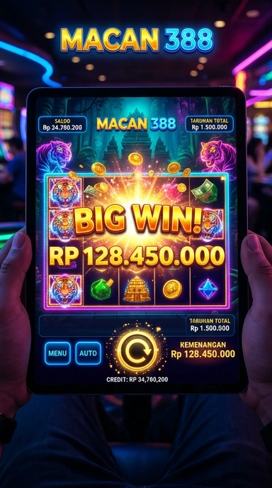 Tampilan antarmuka pengguna aplikasi macan388 yang sederhana dan intuitif.